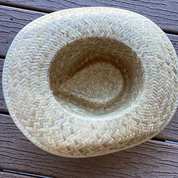 Woven Straw Hat Made In Mexico - Picture 2 of 4